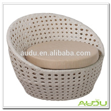 Audu White Rattan Shape Egg Chair Sofa
